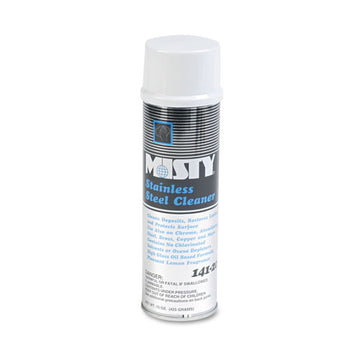Misty® Stainless Steel Cleaner And Polish, Lemon Scent, 15 Oz Aerosol Spray, 12-carton freeshipping - TVN Wholesale